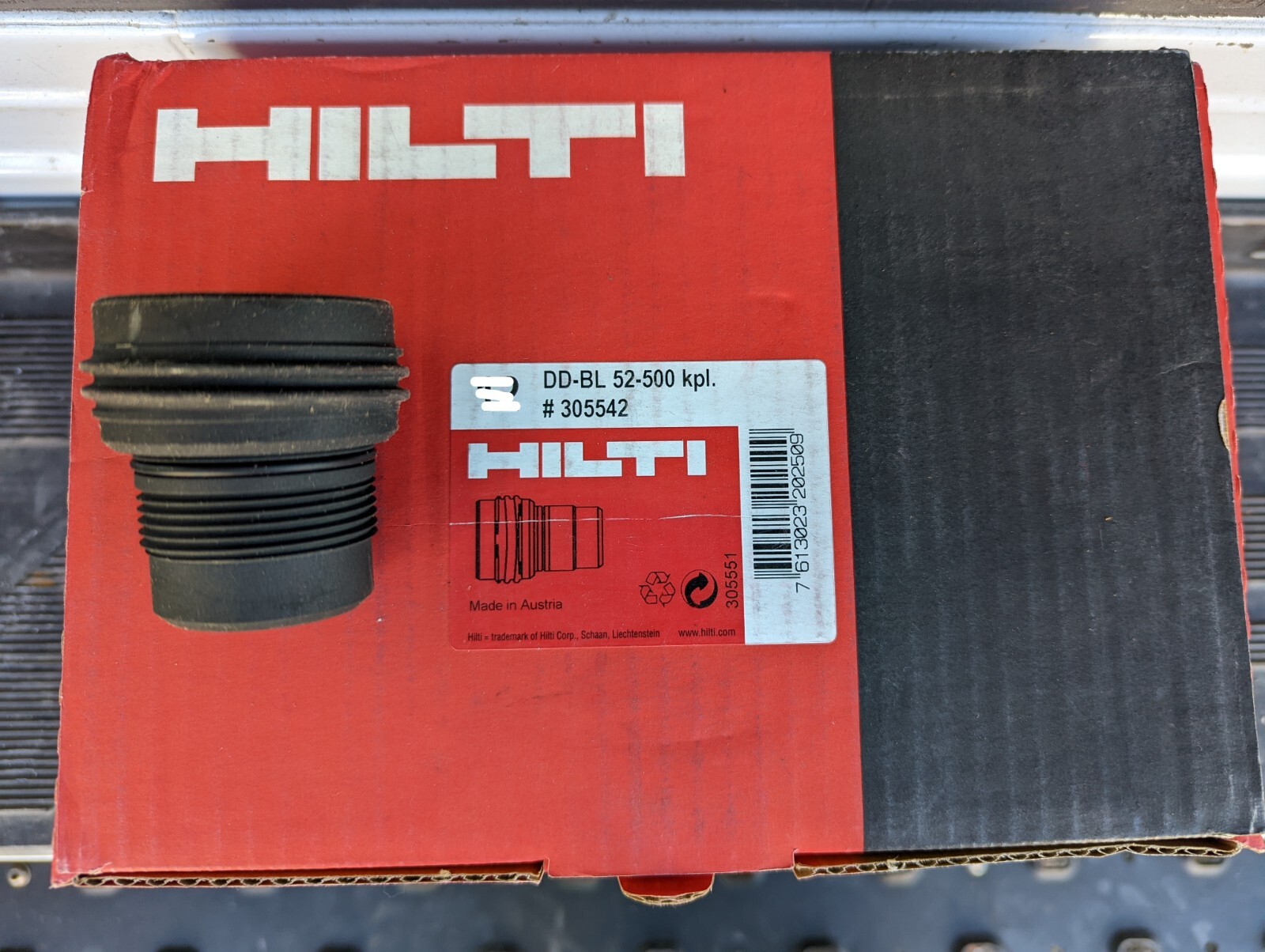 NEW Hilti BL Adapter Connection End BL- #305542 Core Rig Bit Adapter