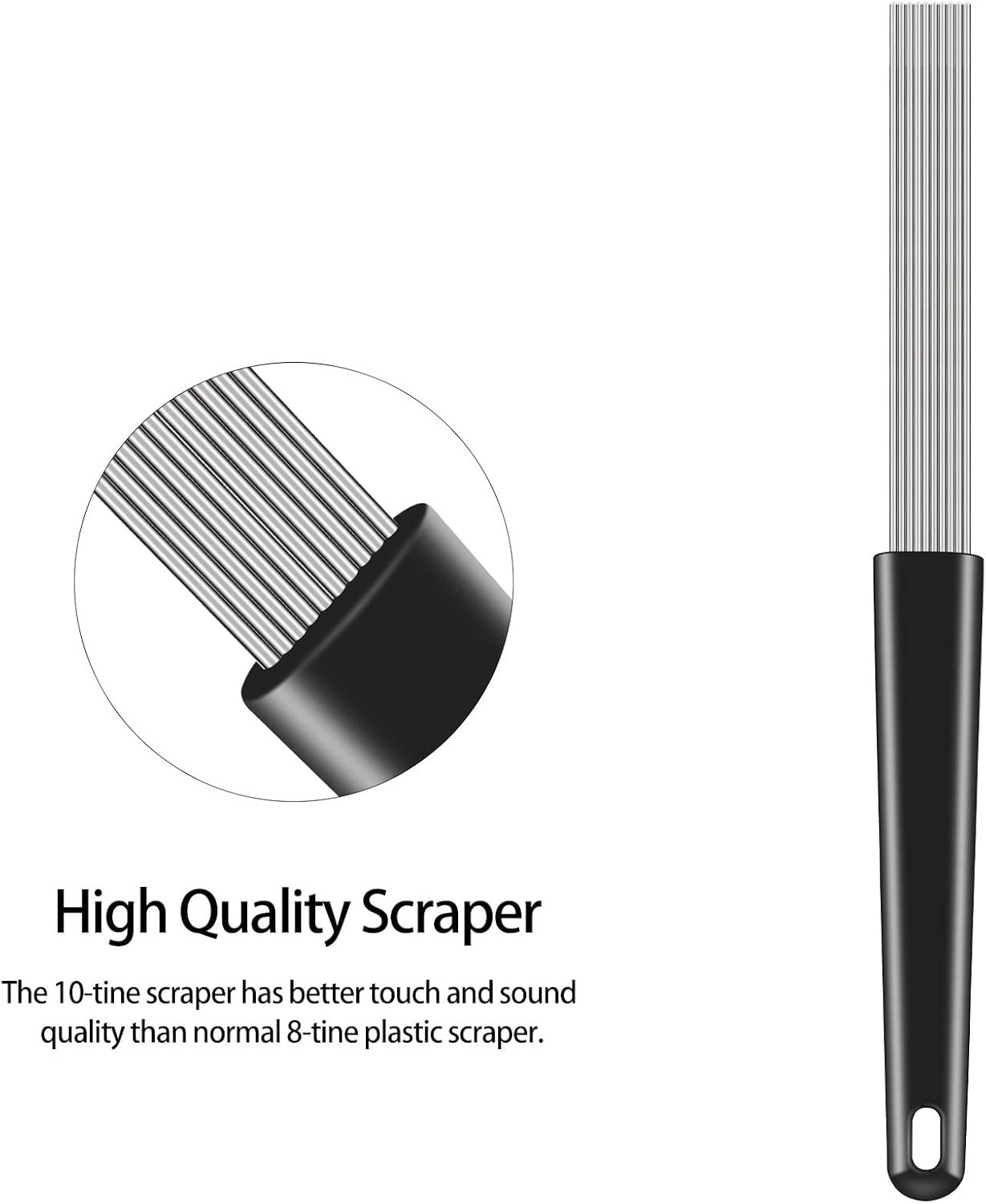 Guiro Scraper Latin Percussion Comb-Style Scraper 12 Inch Professional Scraper R