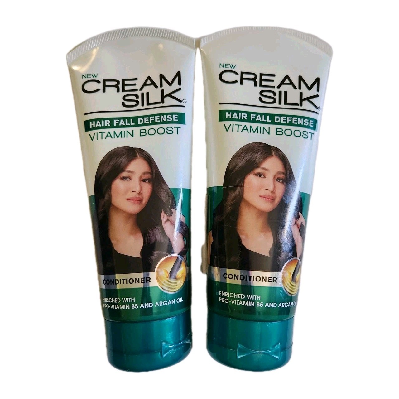 Lot of 2 Cream Silk Conditioner Hair Fall Defense VITAMIN BOOST 180ML