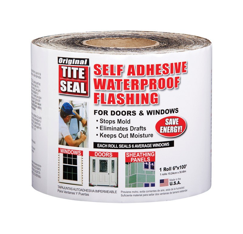 Cofair Products-TS6100 Tite Seal 6 in X 100 ft Tape Door/Window Flashing Silver