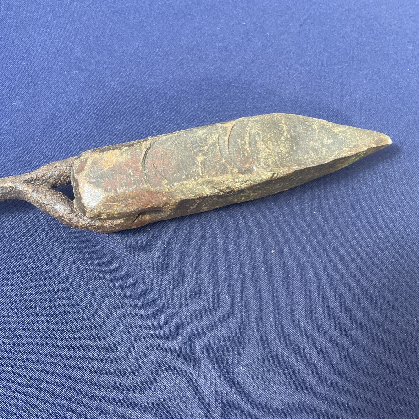 LARGE OLD ANTIQUE COPPER SOLDERING IRON