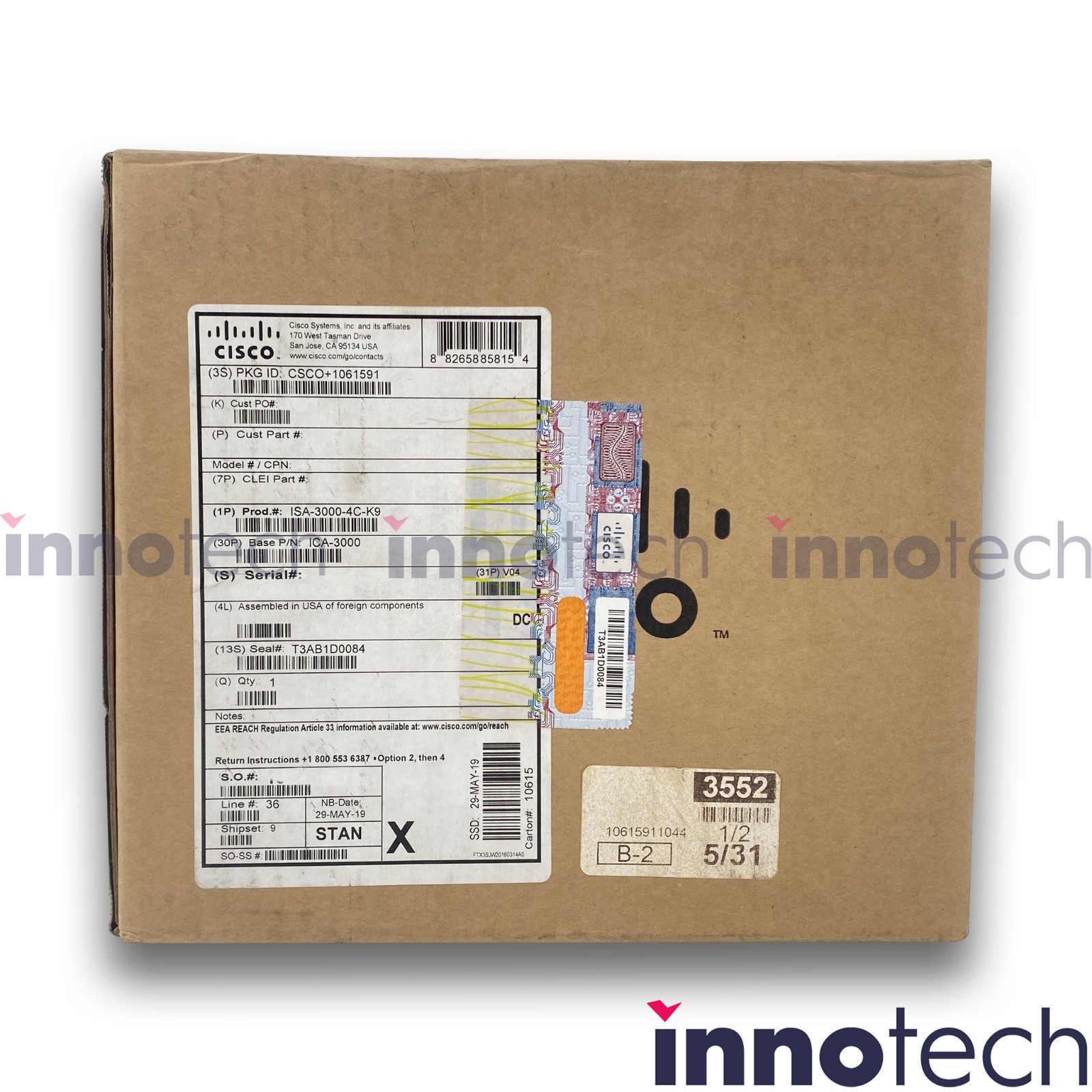 Cisco ISA-3000-4C-K9 3000 Network Security/Firewall Appliance New Sealed