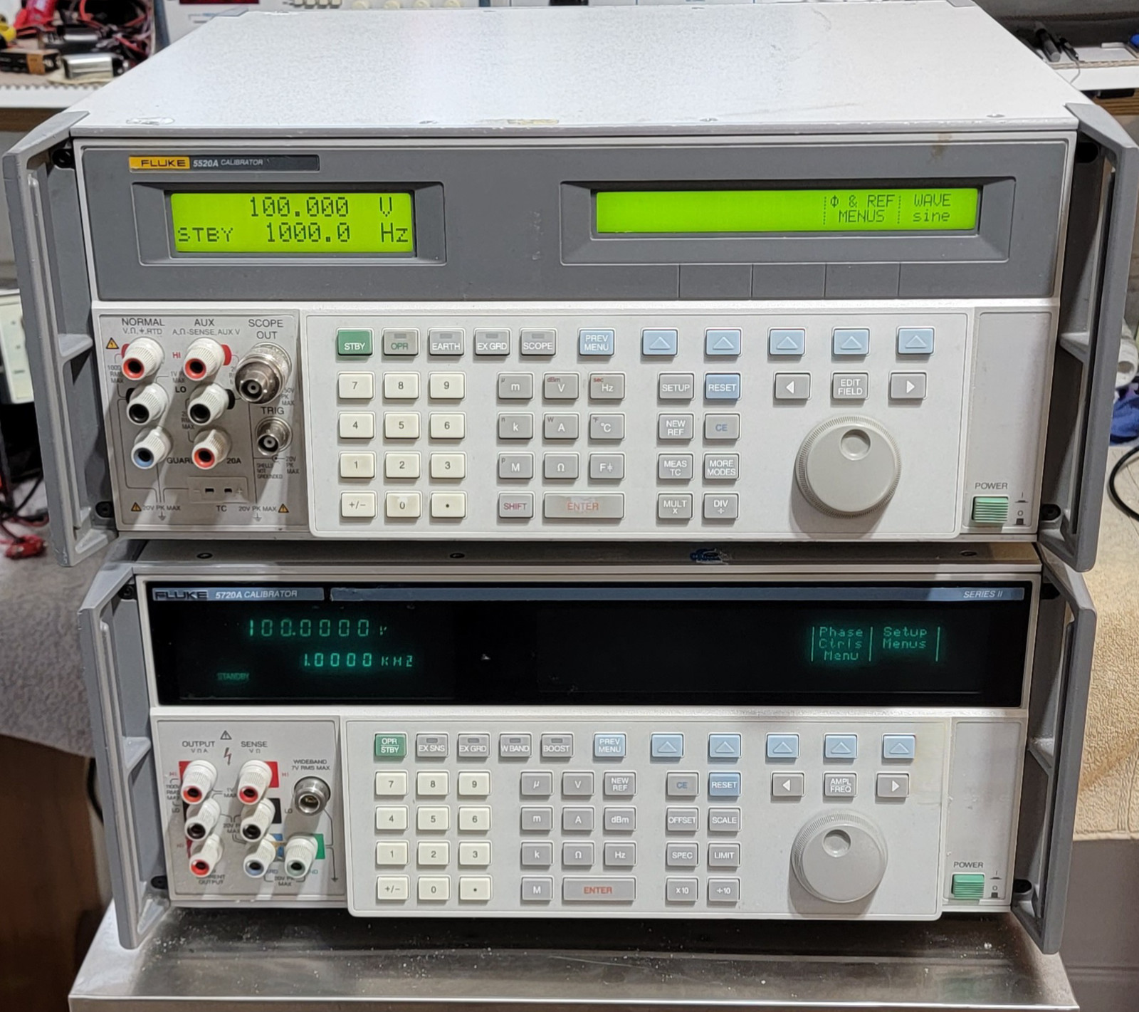 REPAIR SERVICE: Fluke 5500A and 5520A Multi-Product Calibrators