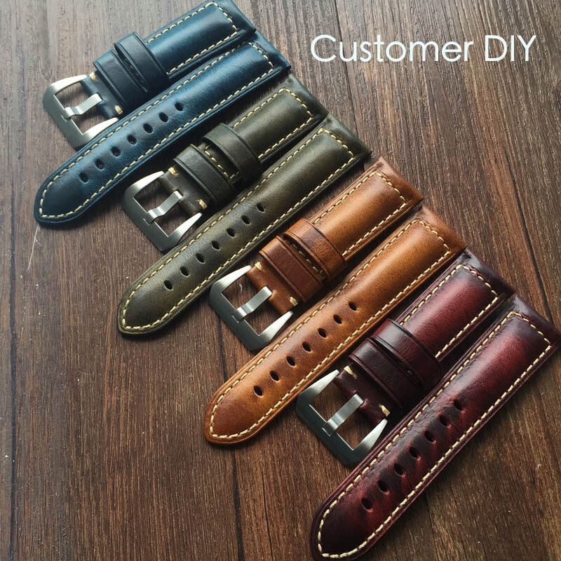 Pull up oil tanned wax leather full grain cowhide Leathercraft Diy material