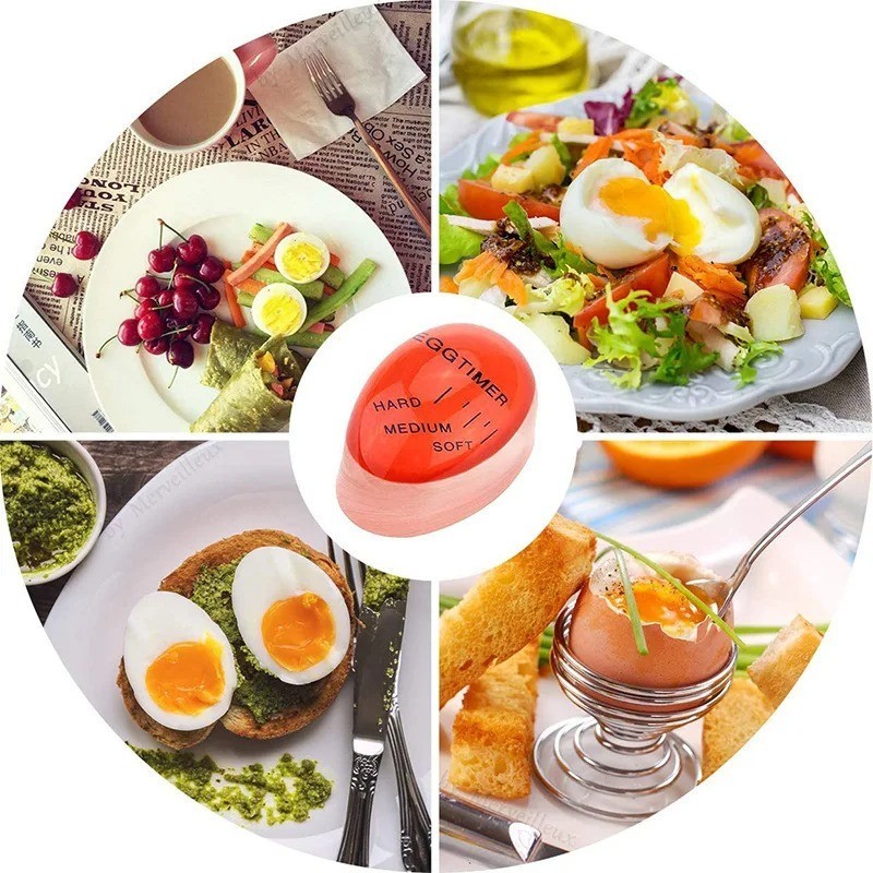 Egg Timer Kitchen Electronics Gadgets Soft & Hard Boiled Color Timer