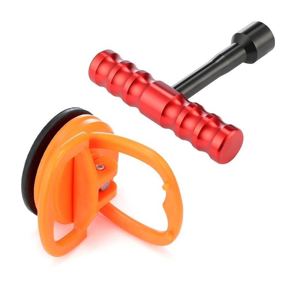 T-Bar Paintless Slide Hammer Dent Puller Repair Tool Removal Pulling Tabs Kit US