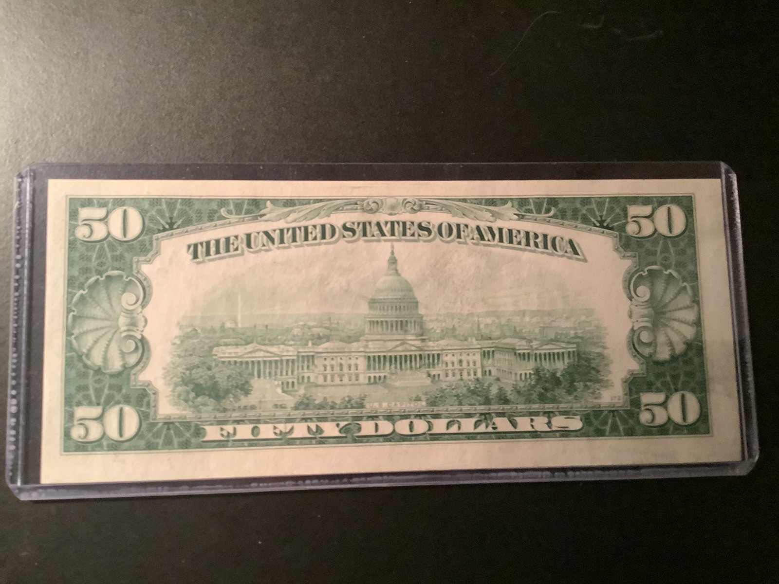 1950 Vintage Currency . ( $50,$20,$10, and $5.)