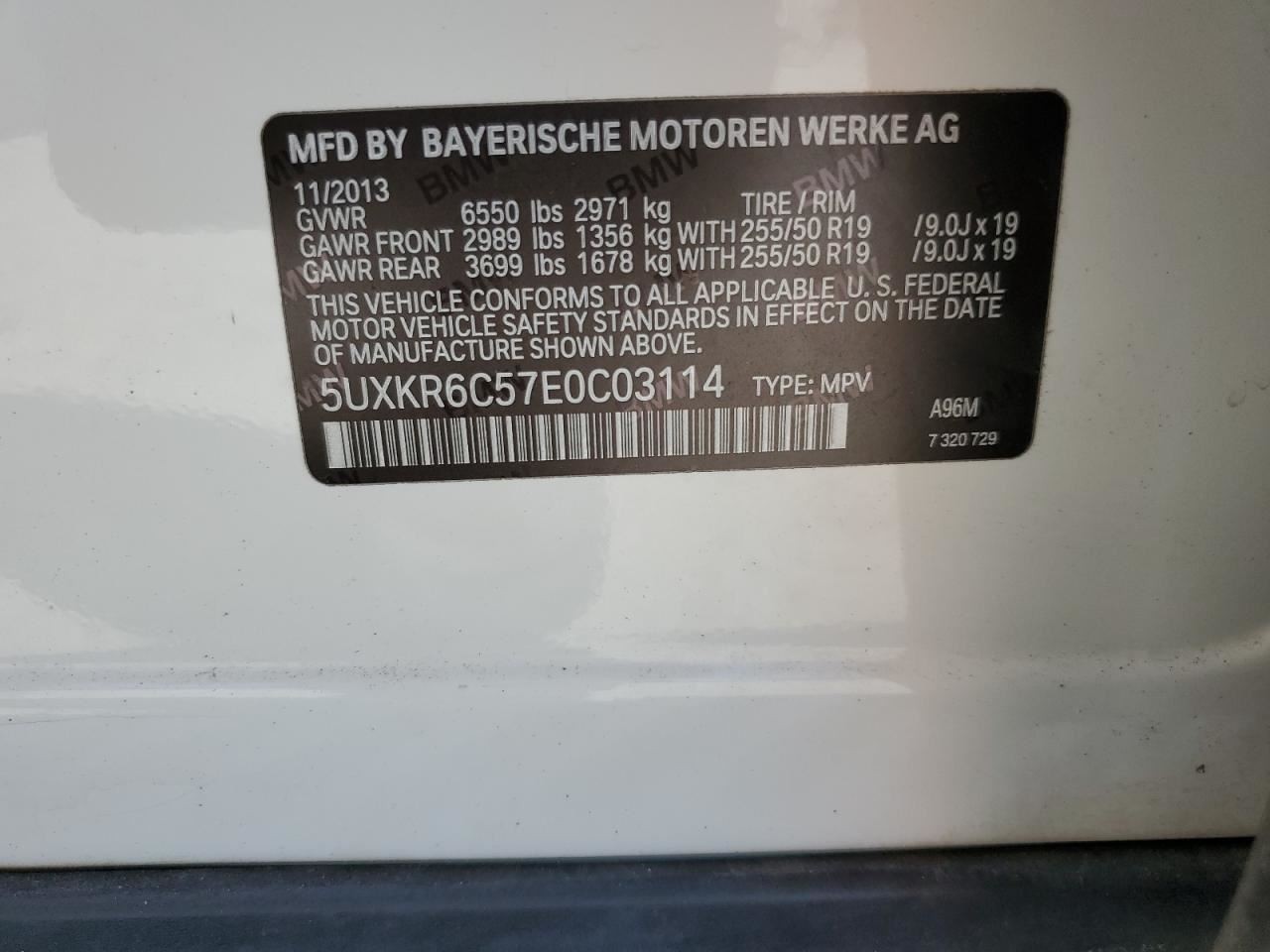 X5 2014 Glove Box 4839553
