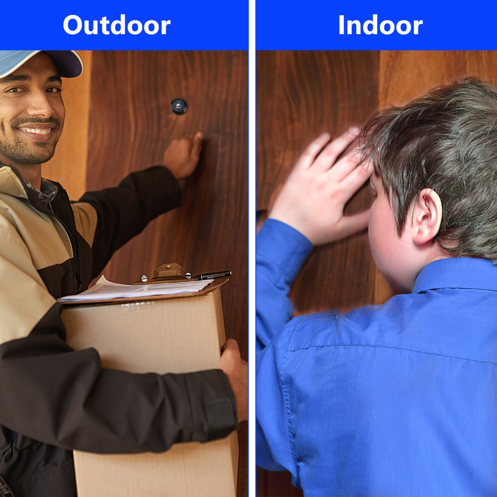 Wide Angle Peephole for Door Security Viewer Holes Front