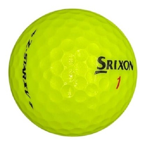 5 Dozen Srixon Z-Star XV Yellow Used Golf Balls 5A Mint/4A Mix Quality
