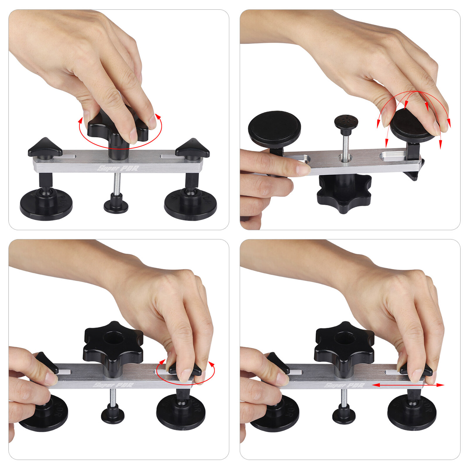 56 PCS Paintless Car Dent Puller Repair Remover Kit Lifter Dint Hail Damage Tool