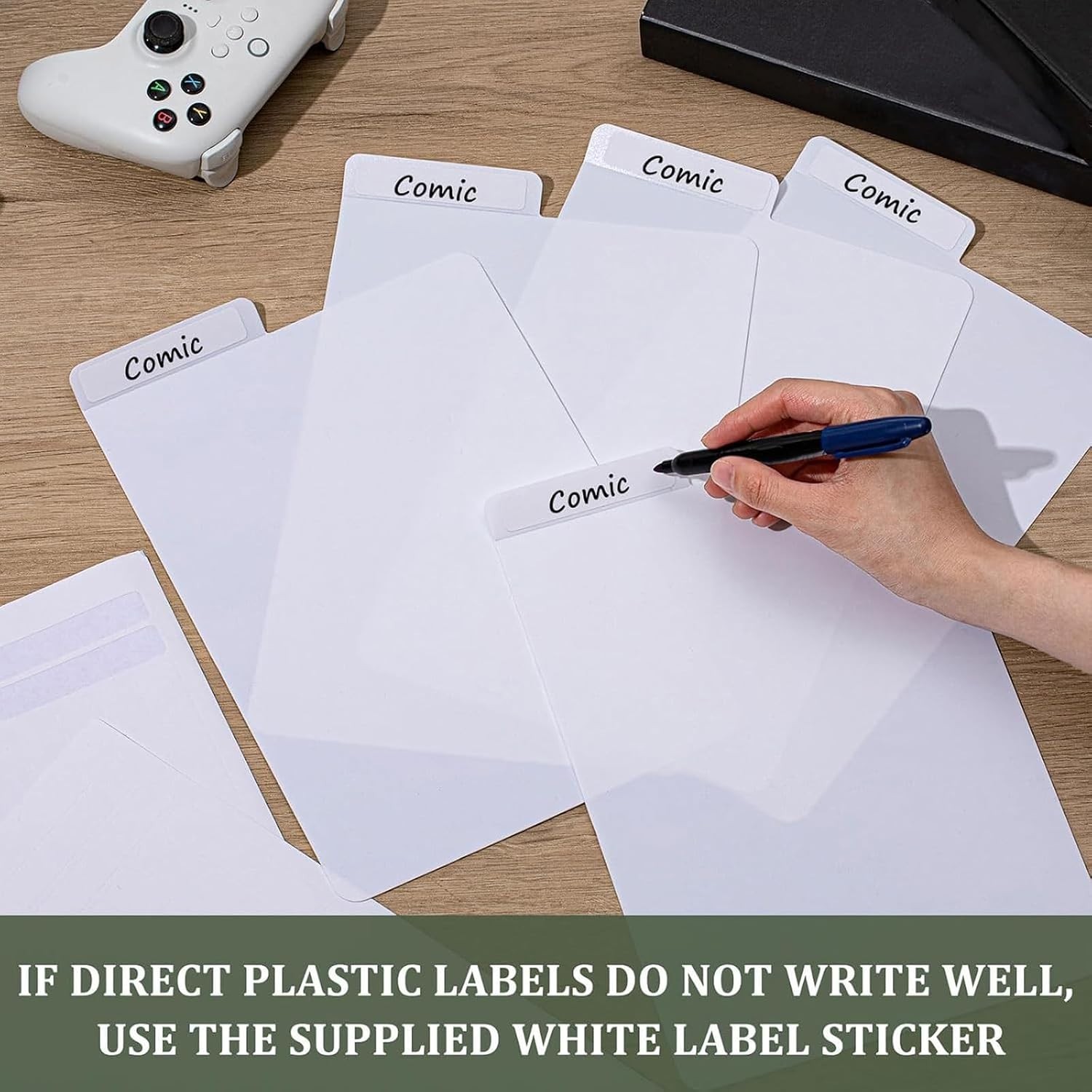 100 White Comic Book Dividers - Organize Efficiently!