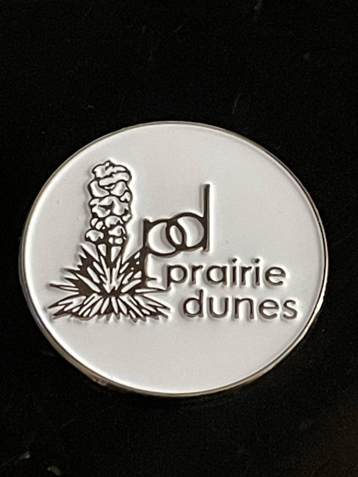 Rare Prairie Dunes Country Club 1" Coin Style Golf Marker - Hutchinson, Kansas