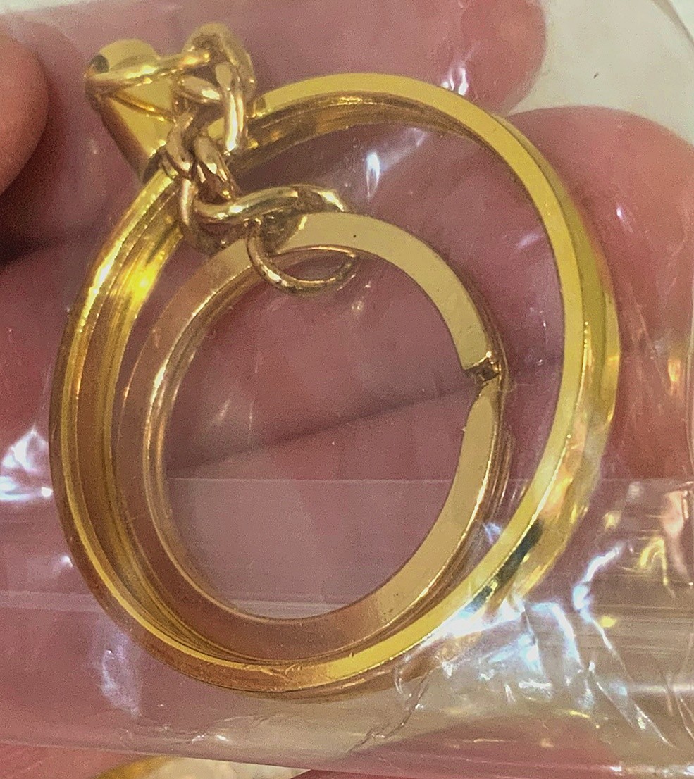 38MM BEZEL FITS Morgan, Peace, Ike Dollars For Coin Keychains (GOLD)
