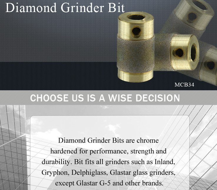 1 piece 3/4''  Diamond Copper Bit for glass grinding trimming MCB34