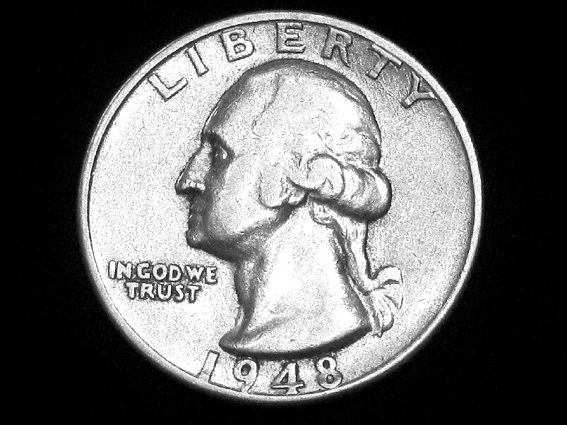 1948-S Washington Quarter --- Almost Uncirculated