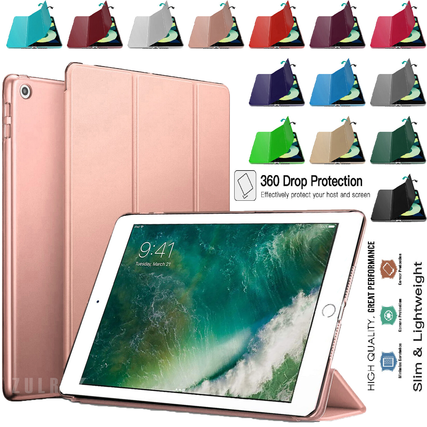 Case For iPad 11th 10th 9th Generation 10.2 Pro Air 11 9.7" Magnetic Smart Cover