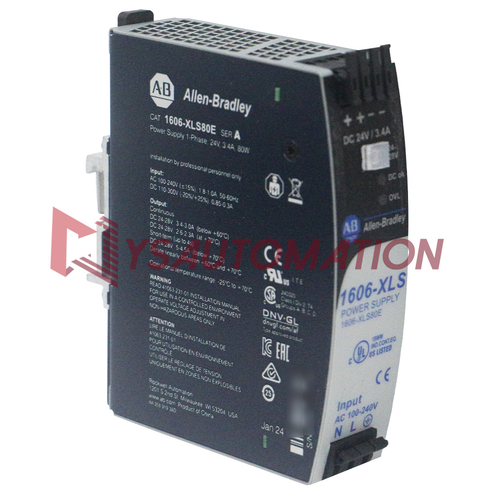 New Sealed Allen Bradley 1606-XLS80E XLS 80 W 24V DC  Power Supply