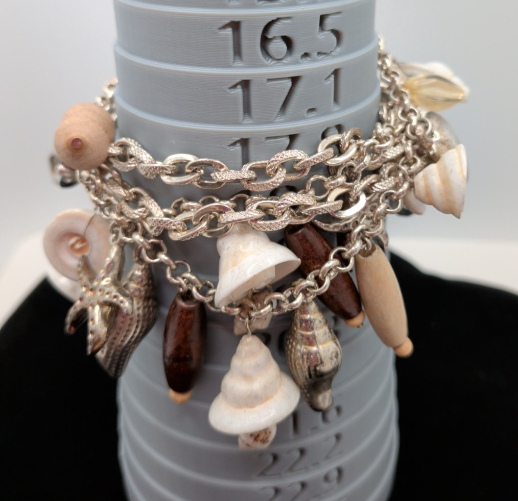 Multi Strand Seashell Cha Cha Bracelet Adjustable