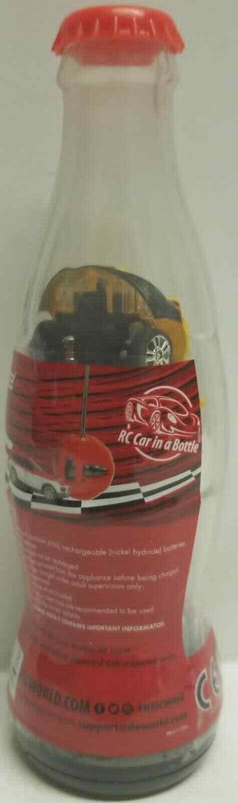 RC Remote Controlled Car In A Bottle Yellow (LOC BK-20)