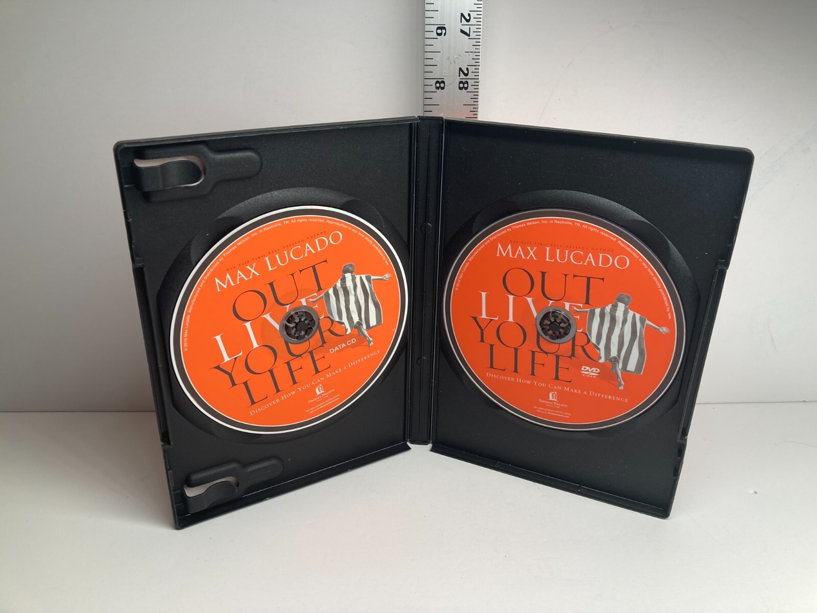 Max Lucado Out Live Your Life DVD & Data CD Used 2010