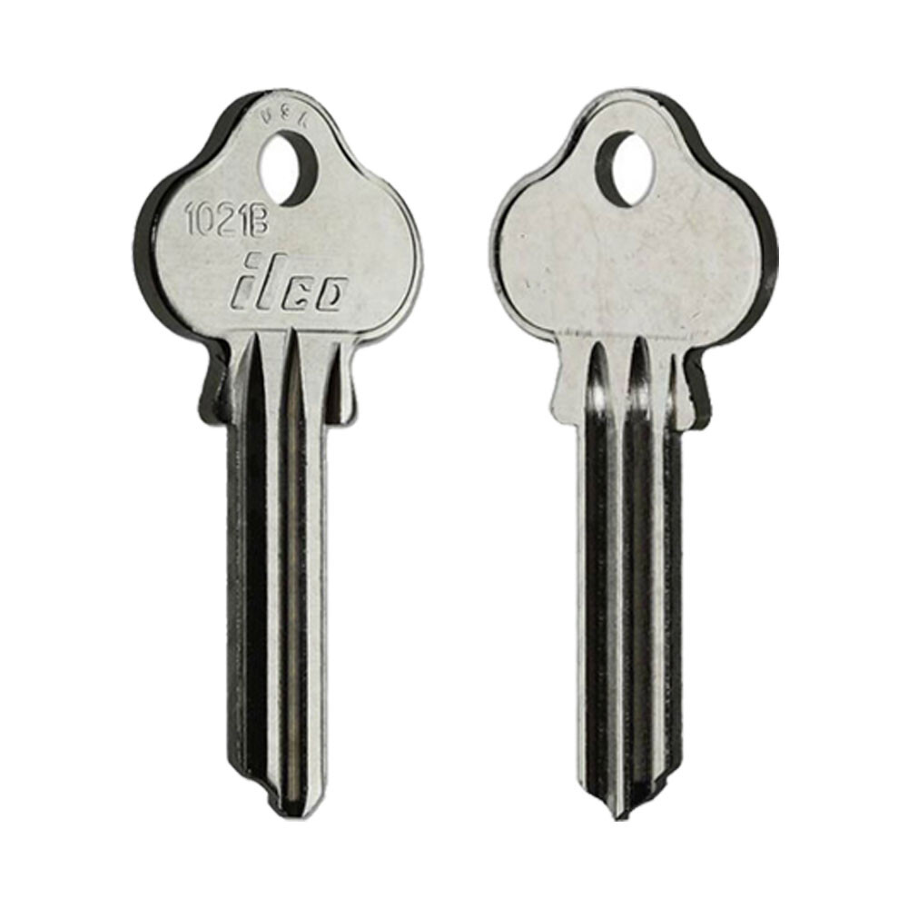 1021B Key Blank – Nickel