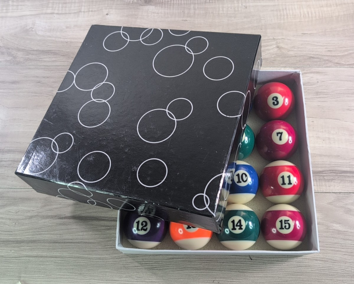 VTG 16 Regulation Size Pool Balls Set- Numbered Billiard