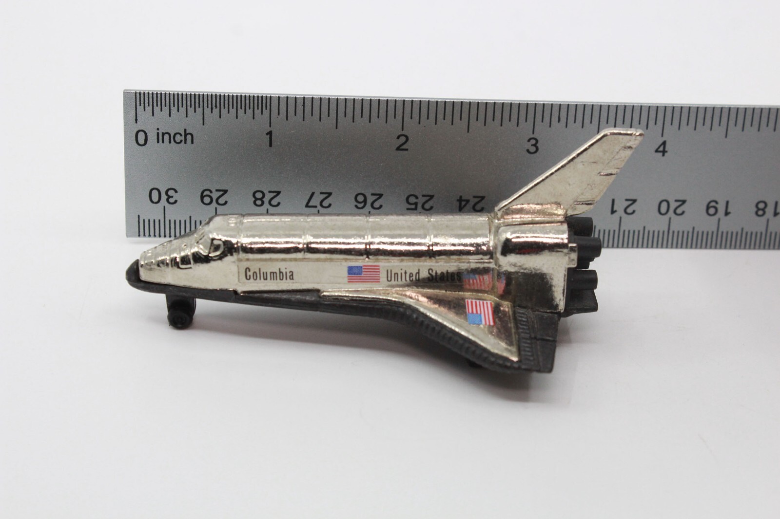 COLUMBIA SPACE SHUTTLE Plastic & Metal Die Cast Pencil Sharpener Figurine