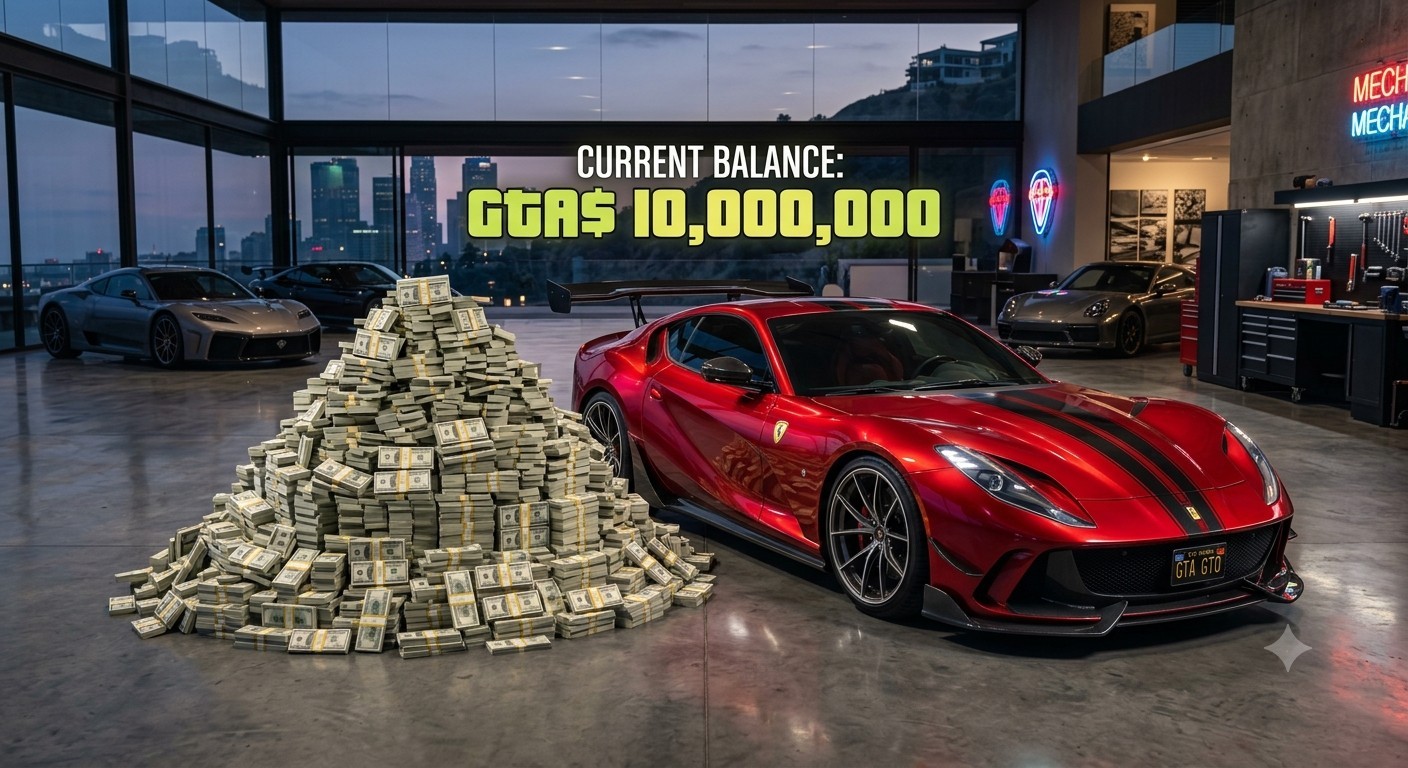GTA Ps4,Ps5 10,000,000 Millons