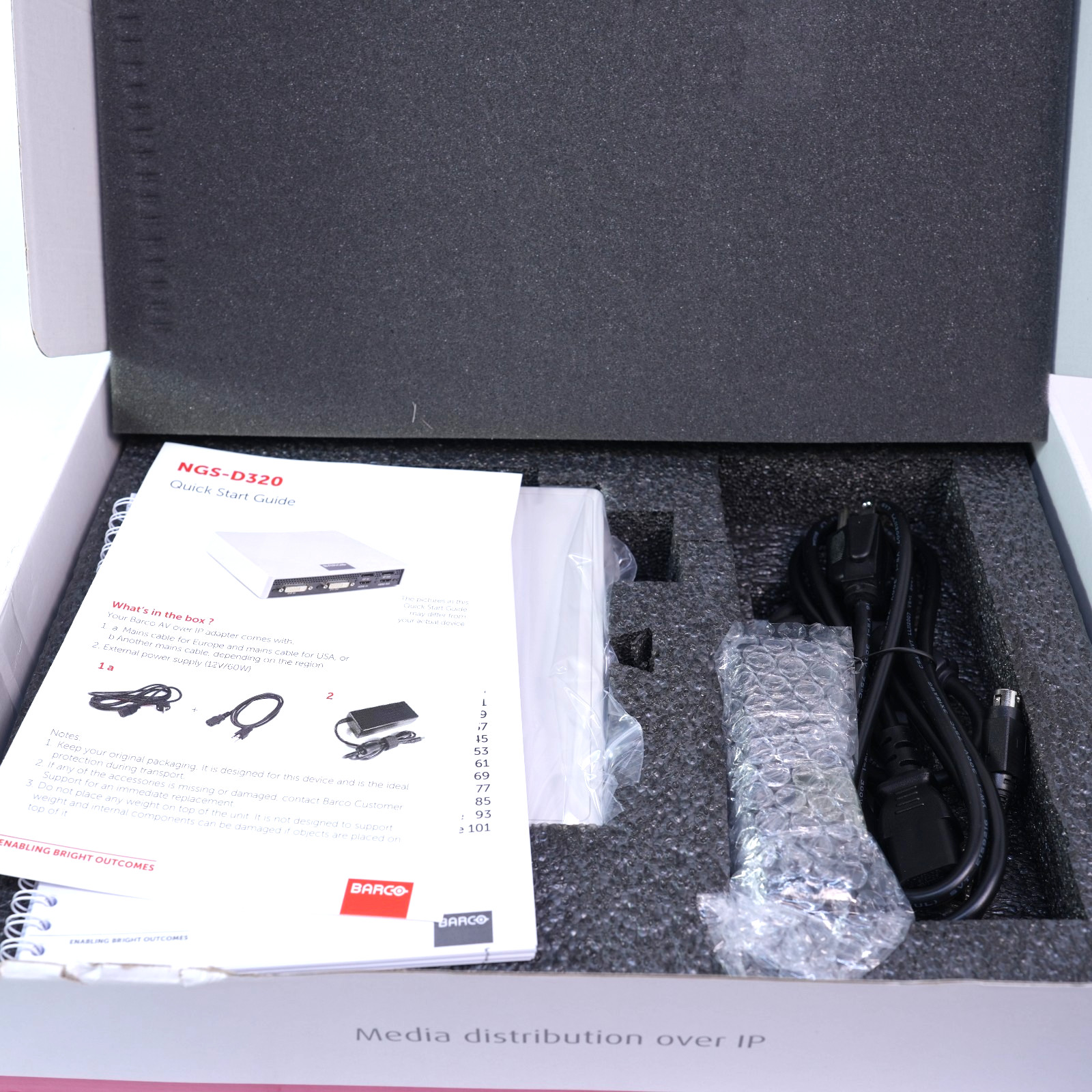 Barco NGS-D320 FLEX ULTRA HD Encoder Decoder T12-WH