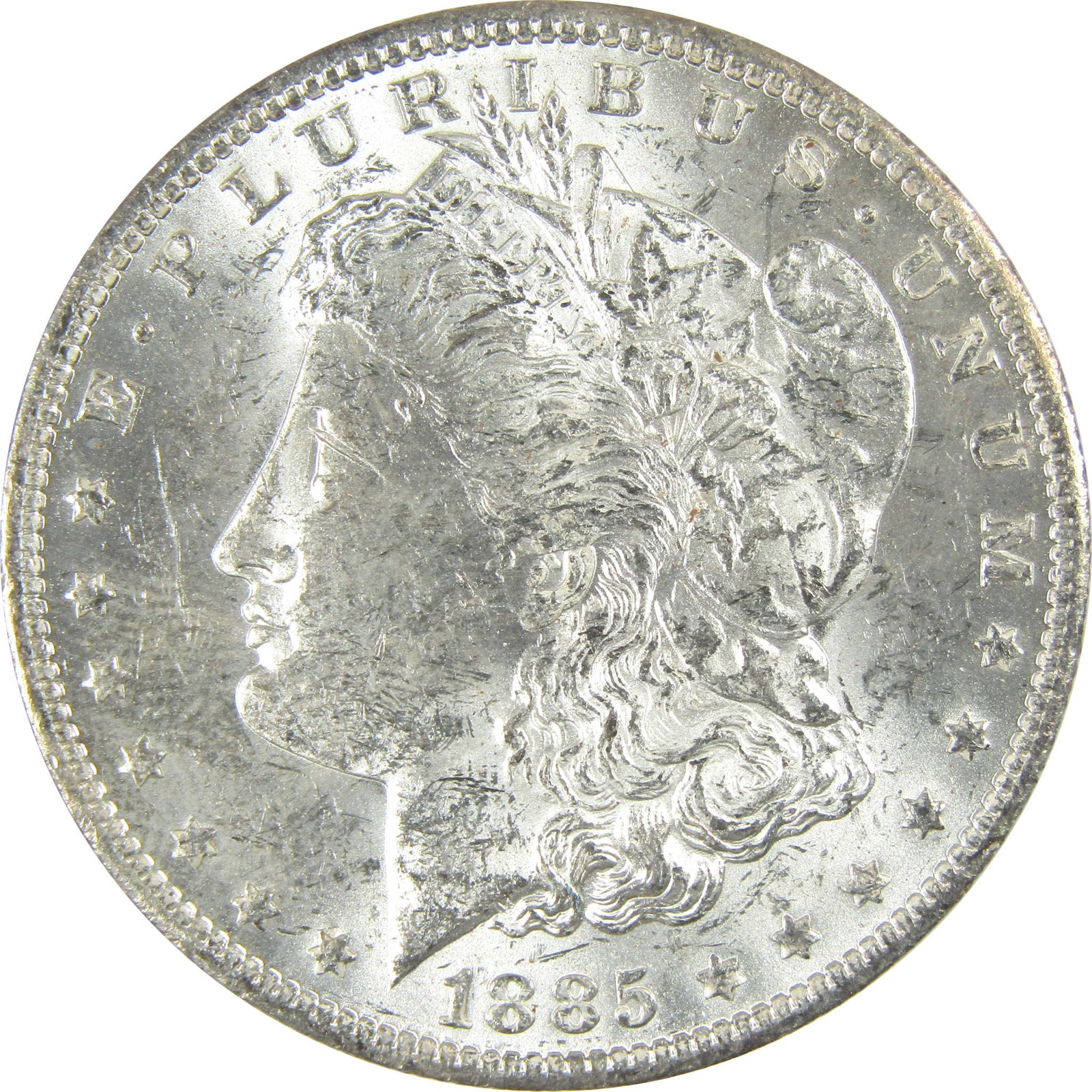 1885 O Morgan Silver Dollar Uncirculated Mint State $1 Coin SKU:I27469