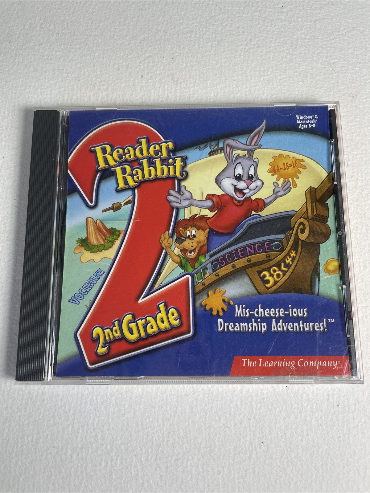The Learning Company Reader Rabbit 2nd Second Grade Dreamship Adventures PC Game