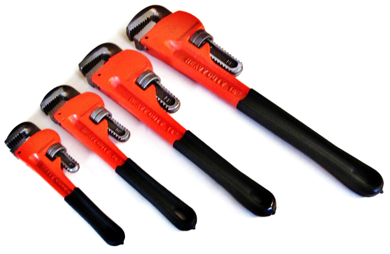4pc ATE PRO PROFESSIONAL HEAVY DUTY PIPE WRENCH SET 34030