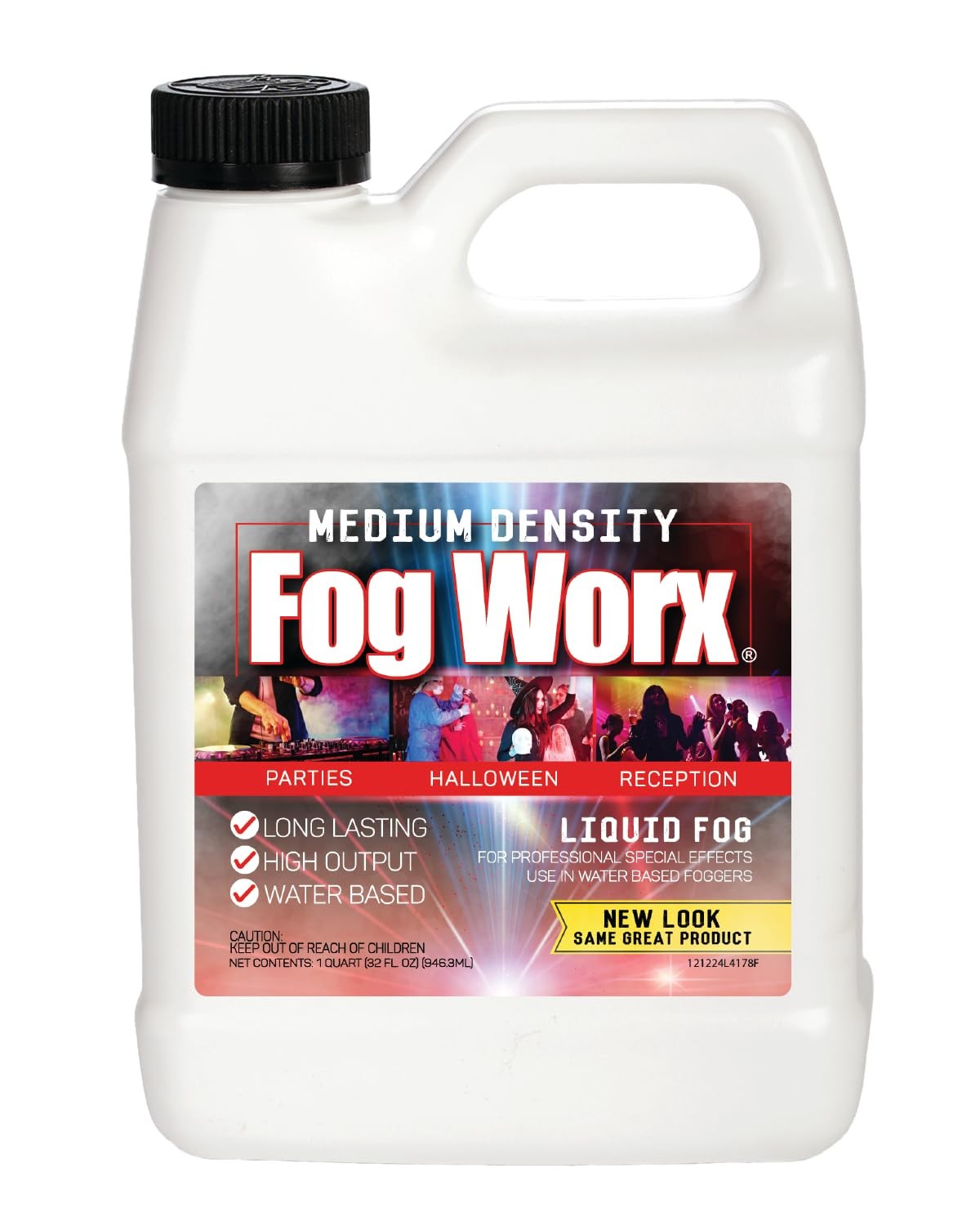 FogWorx Fog Juice - 1 Quart of Premium Odorless Fluid (32 oz) -