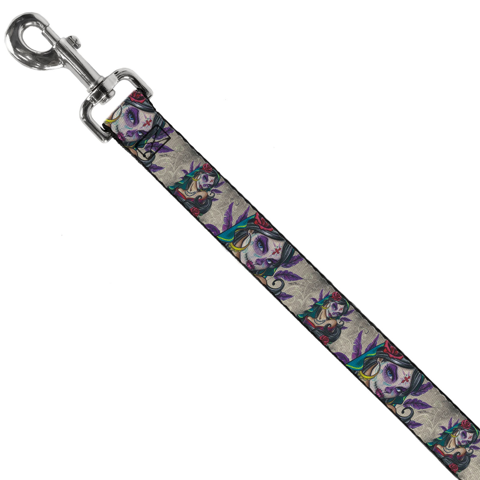 Dog Leash Muerta NARROW 0.5"