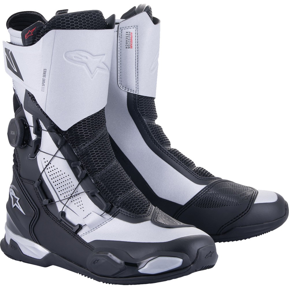 Alpinestars 2222024-119-46 SP-X Boa Boots 11.5 Black/Silver