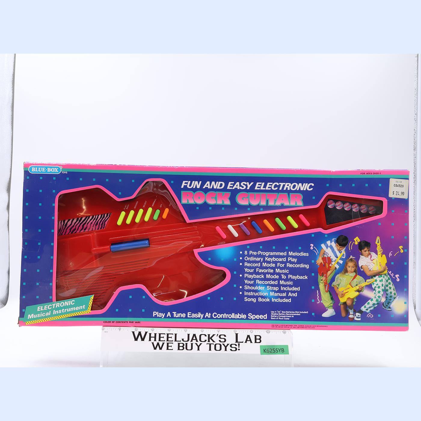 Electronic Rock Guitar Blue Box Kids Toy NEW MISB SEALED