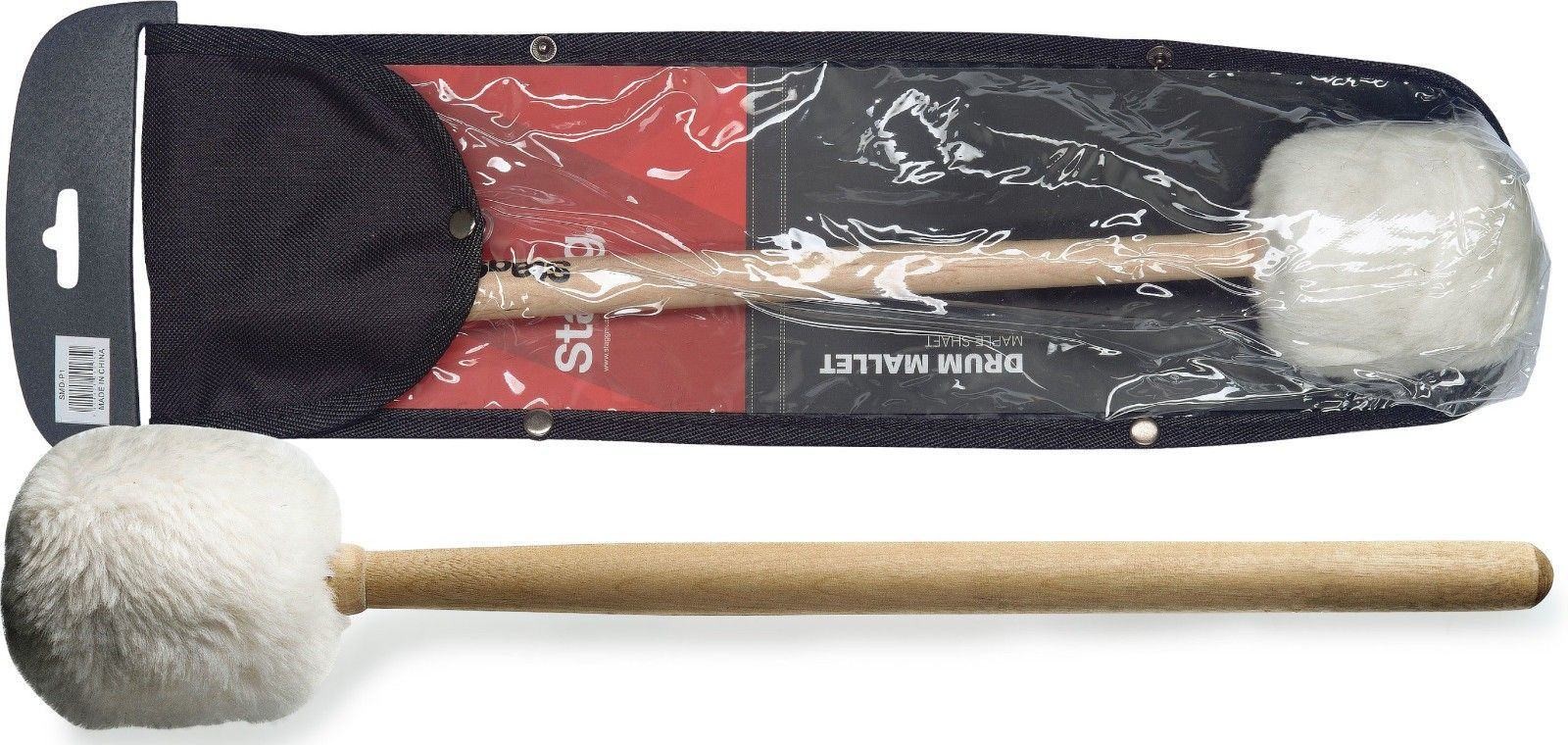 Stagg Model SMD-P1 Maple Single Marching / Orchestral Drum Mallet - Medium