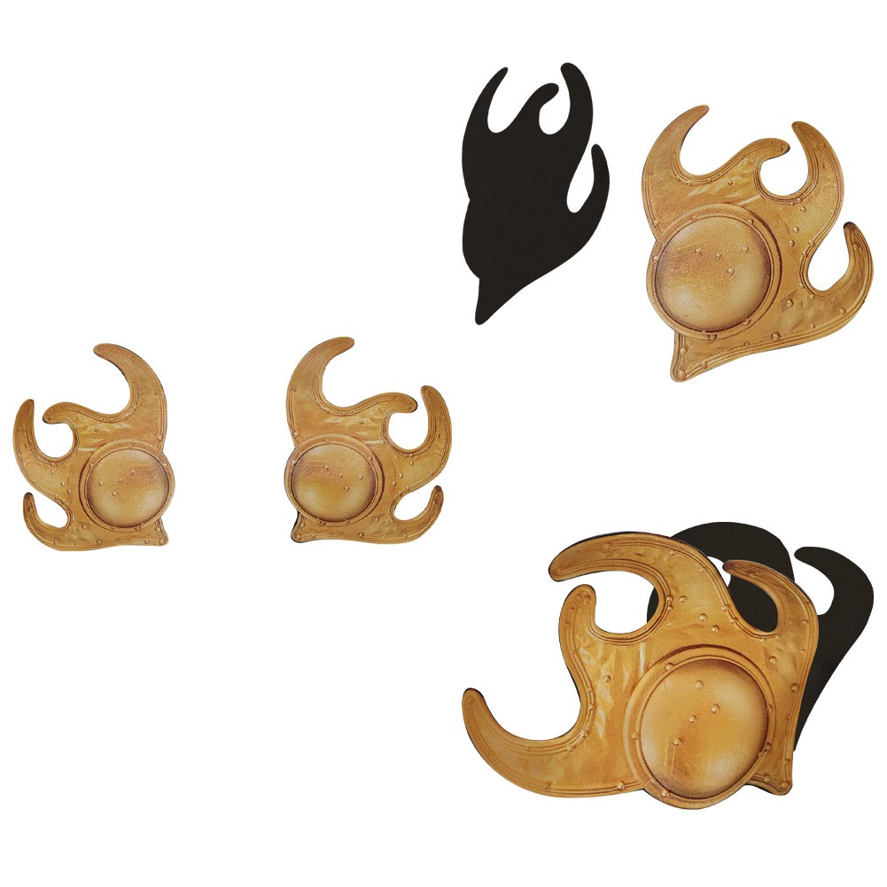 Princess Leia Headwear Halloween party Leia Bronze-colored headpiece Hair Clips