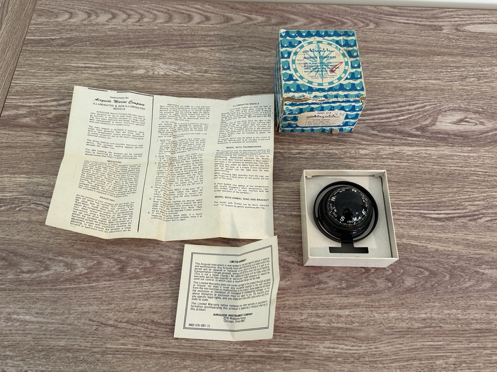 Airguide Marine Compass Model 87-b