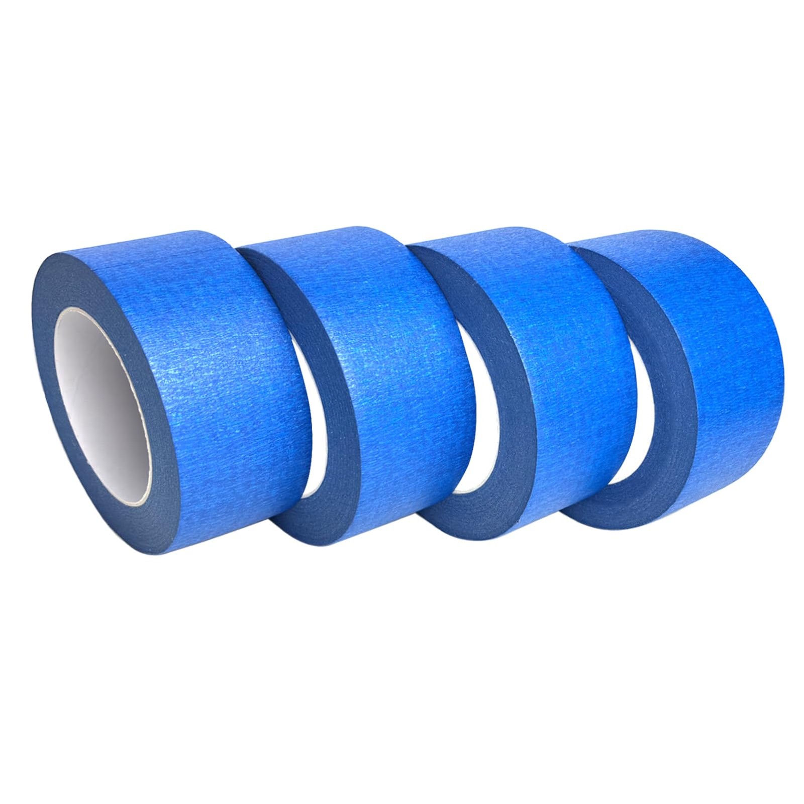 JayJayup Painters Tape 2 Inch Wide, 4 Rolls Blue Masking Tape, 2 Inches x 55