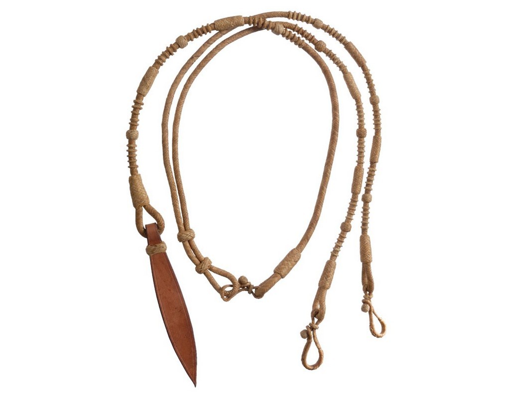 Tough 1 Reins Royal King Braided Romel 6' Long Rawhide 40-9903