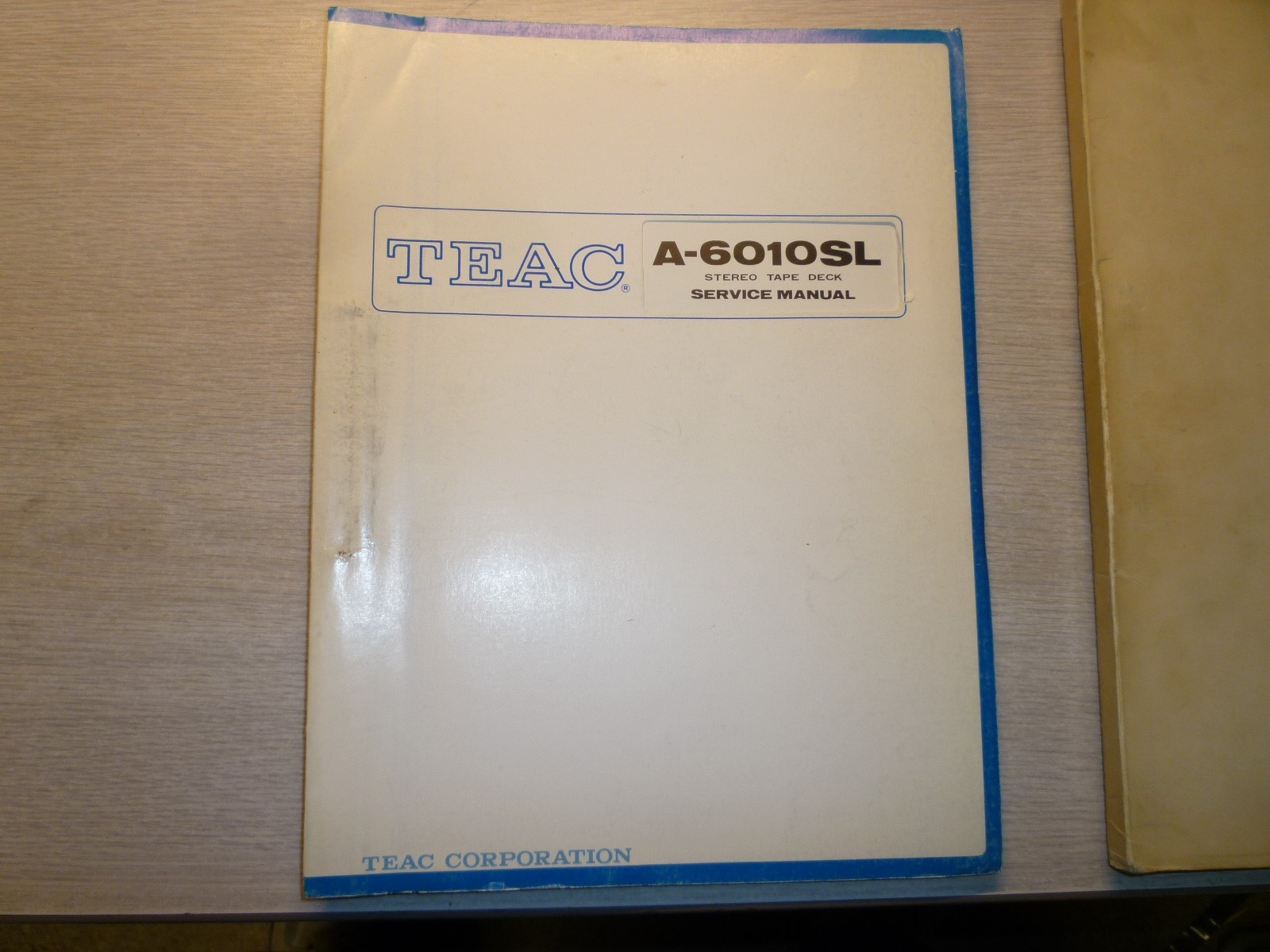 ORIGINAL TEAC A-6010SL - 42 PAGE Service Manual W/ Schematics - NOT A COPY