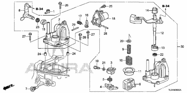 Genuine Acura Cover Shift Lever 24479-PPP-000