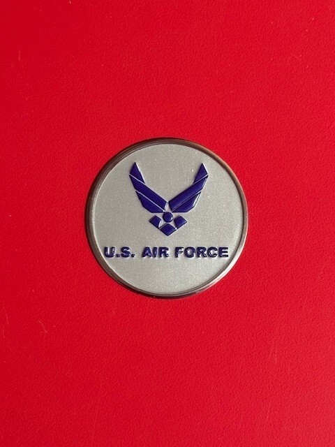 U.S. Air Force Medallion - Silver/Blue