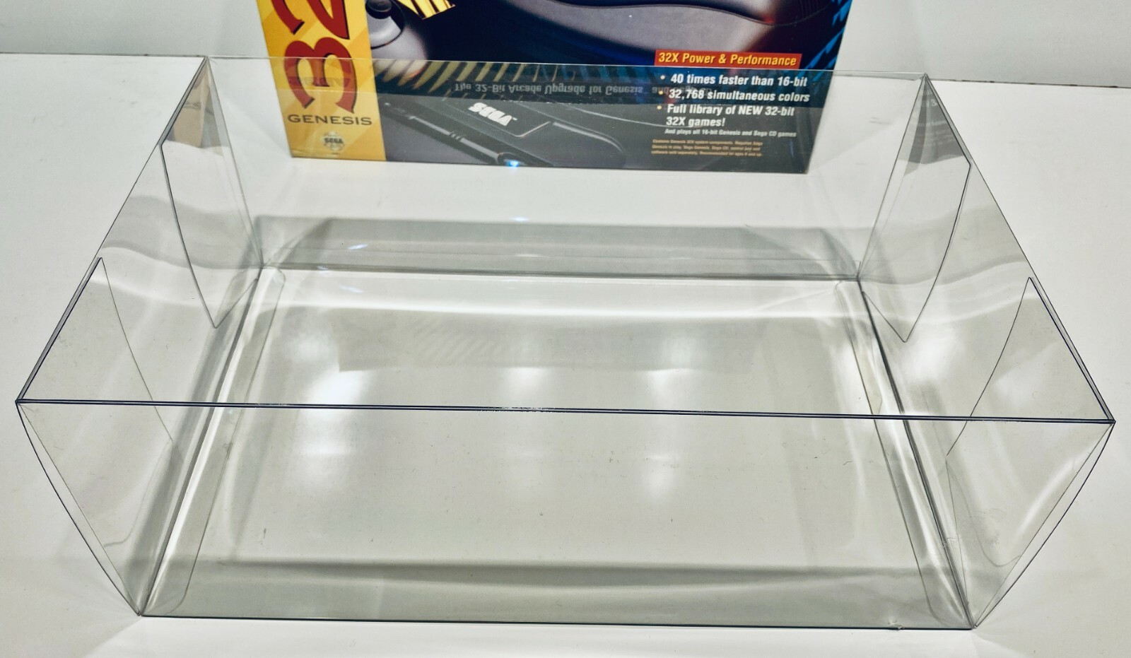 1 Console Box Protector For SEGA 32X  Console Boxes NTSC Clear Display Case