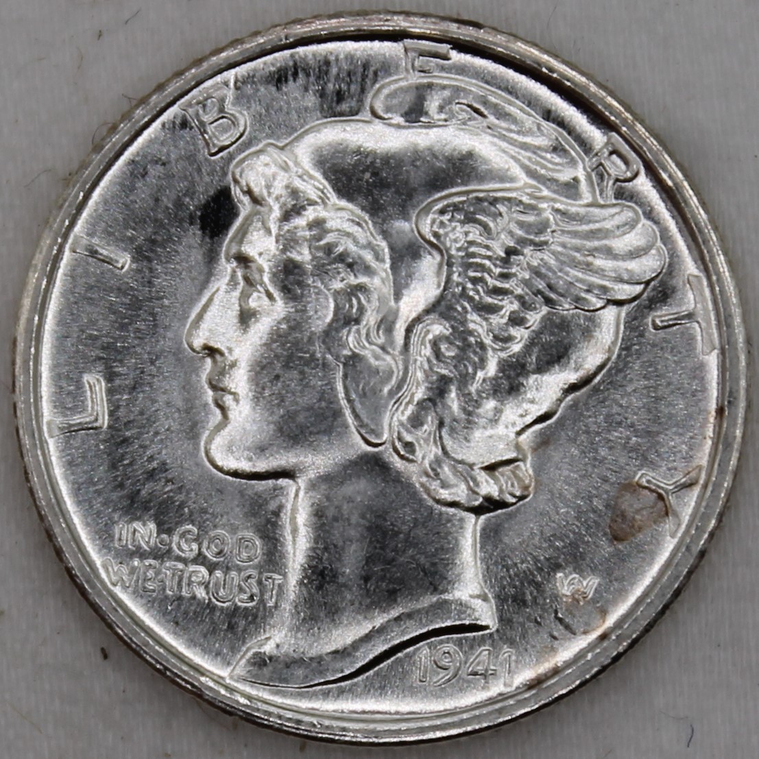 1941S Mercury Dime Uncirculated