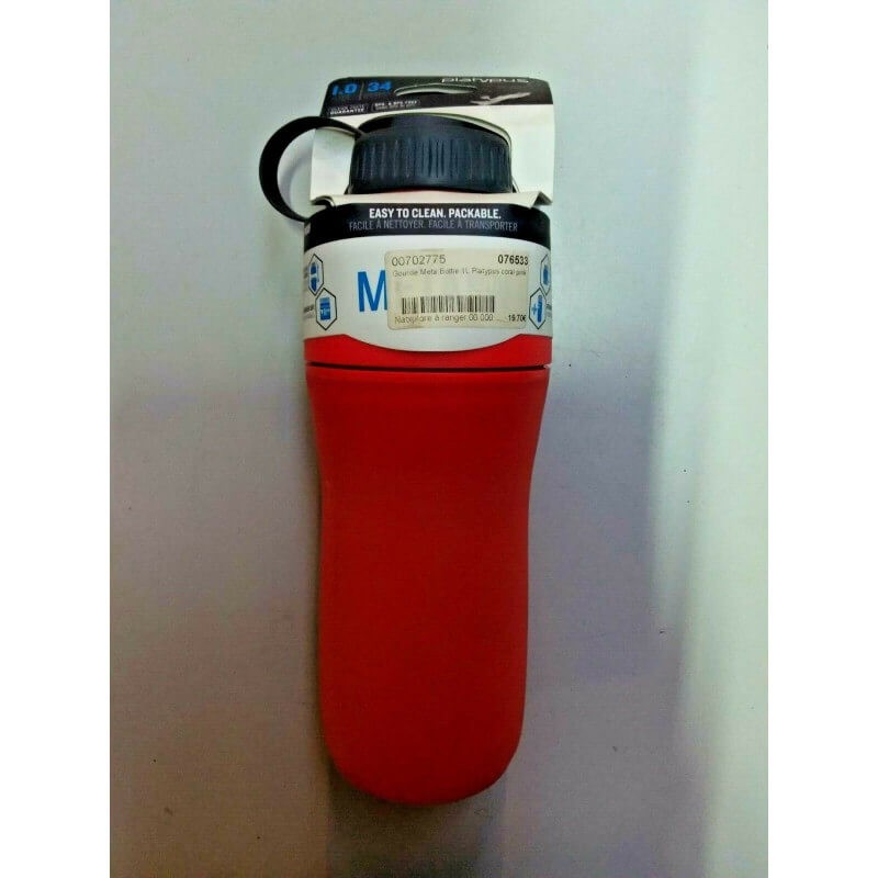 Meta Coral Water Bottle 1 Liter. Platypus