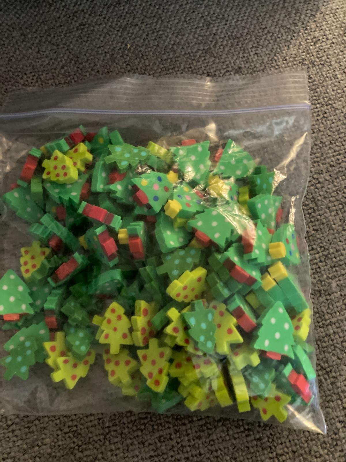 Classroom Mini Erasers 150 Count Assorted Trees Shapes (#43)