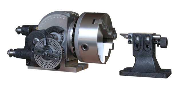 BS-2 Precision Dividing Head With 8" 3-jaw Chuck & Tailstock, part#: BS-2-new